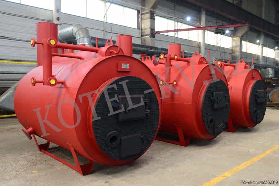 Твердотопливный котел для паровой котельной