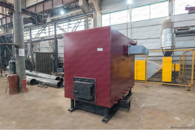 Водогрейный котел 1450 кВт работающий без дымососа