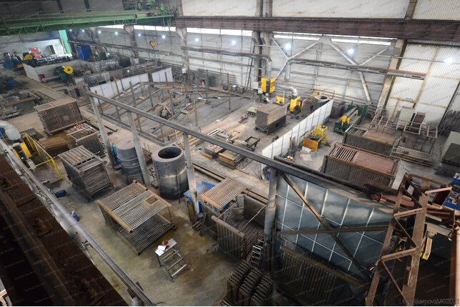 Котел 400 кВт уголь дрова - производство