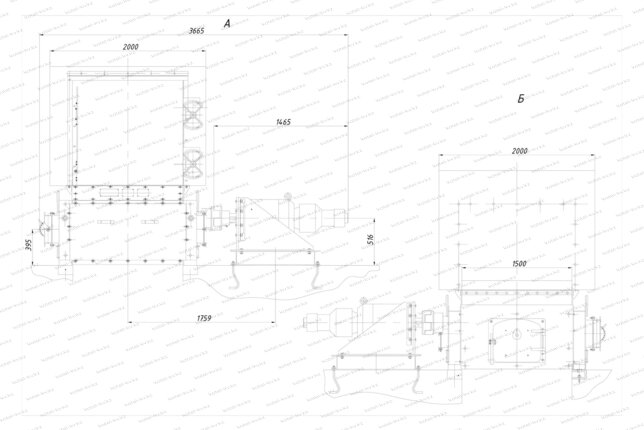 Топка ТЛПХ-1.4/4.0 чертеж
