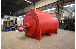 Котел паровой 1200 кг 115 С на дизельном топливе