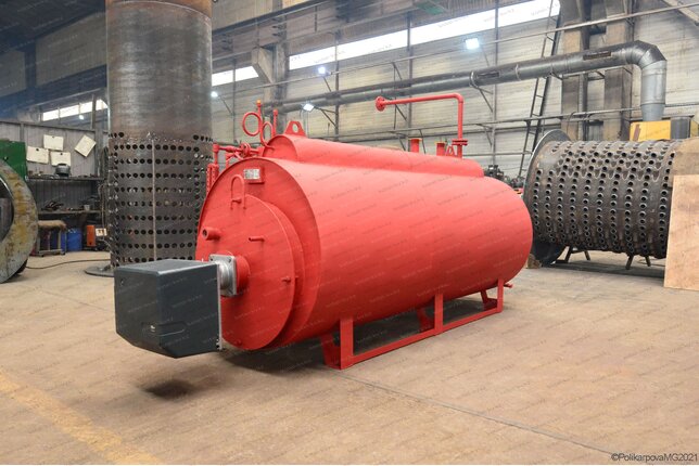 Котел промышленный паровой на мазуте и отработке 300 кг с температурой 130 С